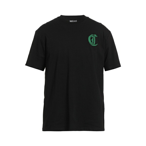 【送料無料】 ロベルトカヴァリ メンズ Tシャツ トップス T-shirts Black
