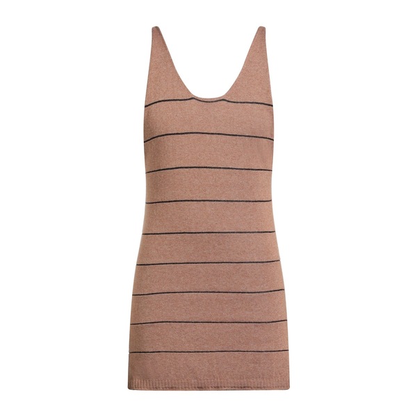【送料無料】 メッサジェリエ メンズ Tシャツ トップス Tank tops Brown｜asty