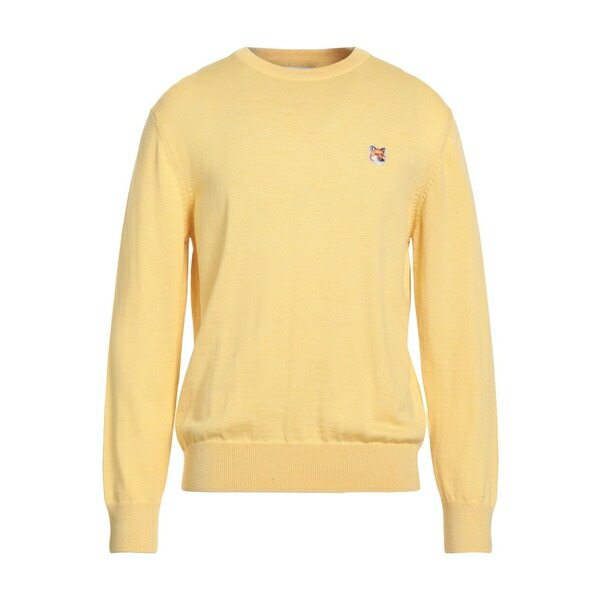 【送料無料】 メゾン キツネ メンズ ニット&セーター アウター Sweaters Yellow