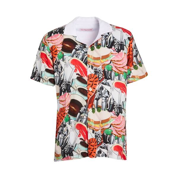 【送料無料】 オールバー ブラウン メンズ シャツ トップス Shirts Red｜asty