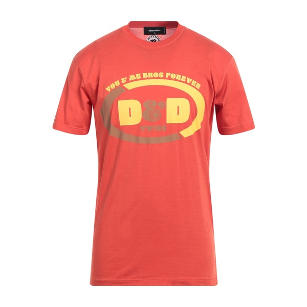 【送料無料】 ディースクエアード メンズ Tシャツ トップス T-shirts Red