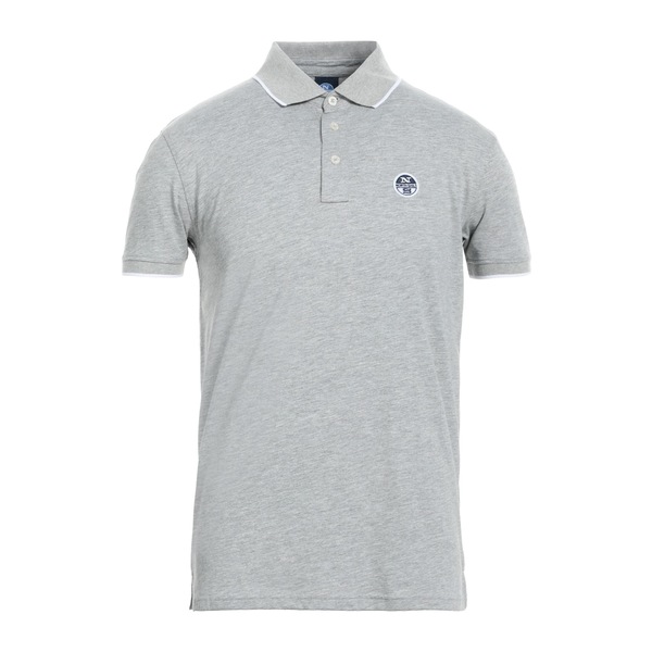 【貨物輸送無料】 北の方大売り出し メンズ プルオーバー トップス Polo shirts Grey