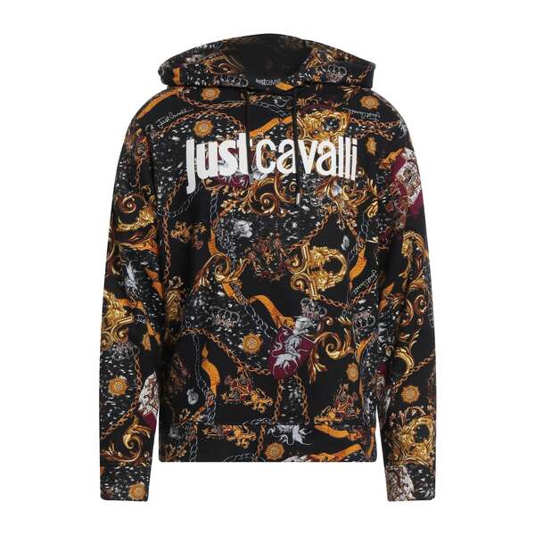 【送料無料】 ロベルトカヴァリ メンズ パーカー・スウェットシャツ アウター Sweatshirts Black｜asty 39,520円