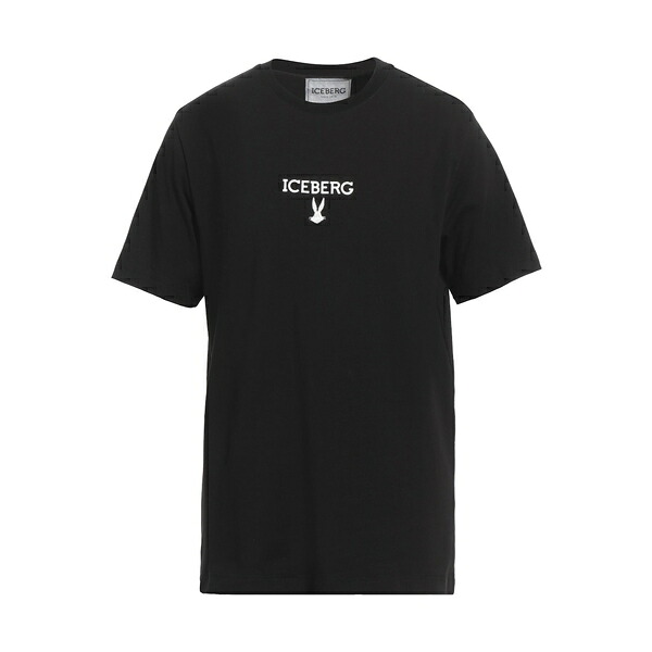 【送料無料】 アイスバーグ メンズ Tシャツ トップス T-shirts Black