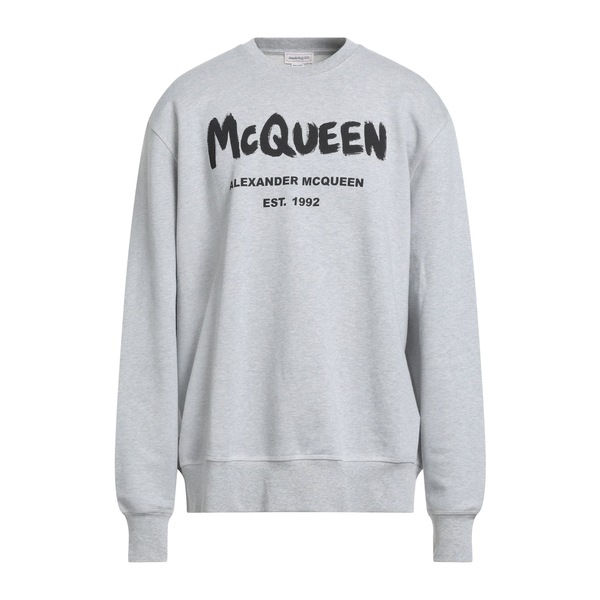 【送料無料】 マックイーン メンズ パーカー・スウェットシャツ アウター Sweatshirts Grey