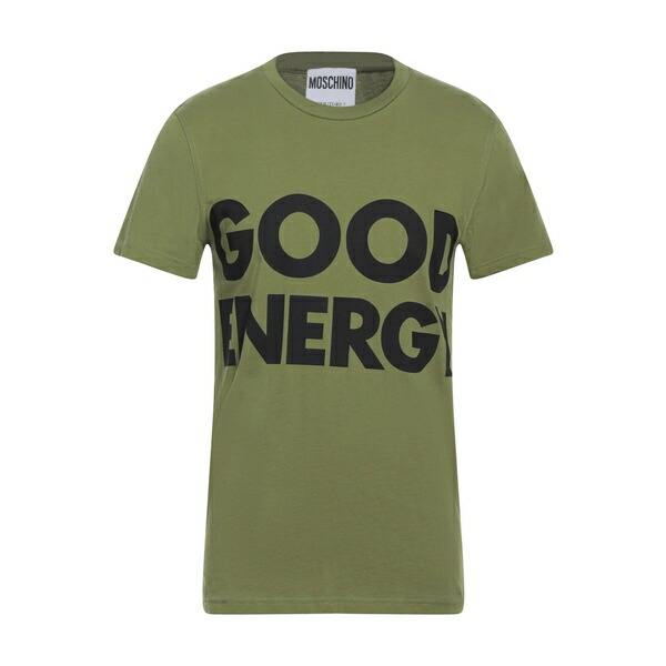 【送料無料】 モスキーノ メンズ Tシャツ トップス T-shirts Green