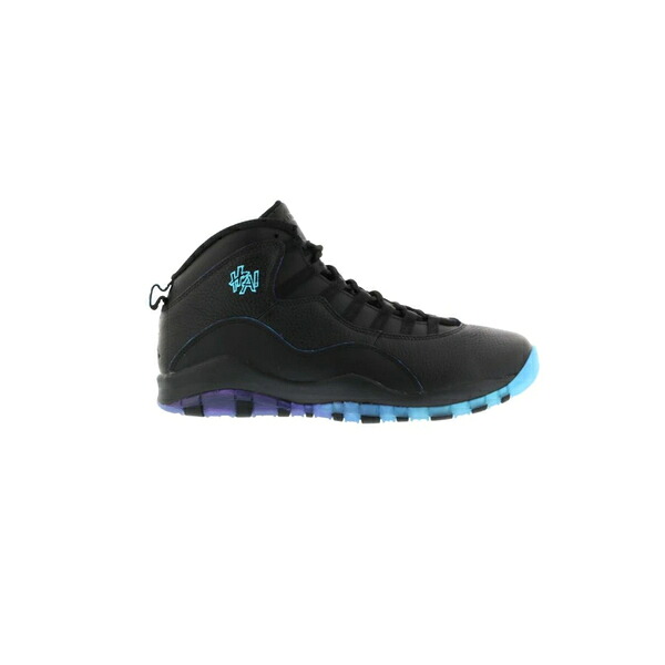 Jordan ジョーダン メンズ スニーカー  【Jordan 10 Retro Shanghai】  大きさ US_8(26.0糎) Black/Fierce Purple-Gamma Blue