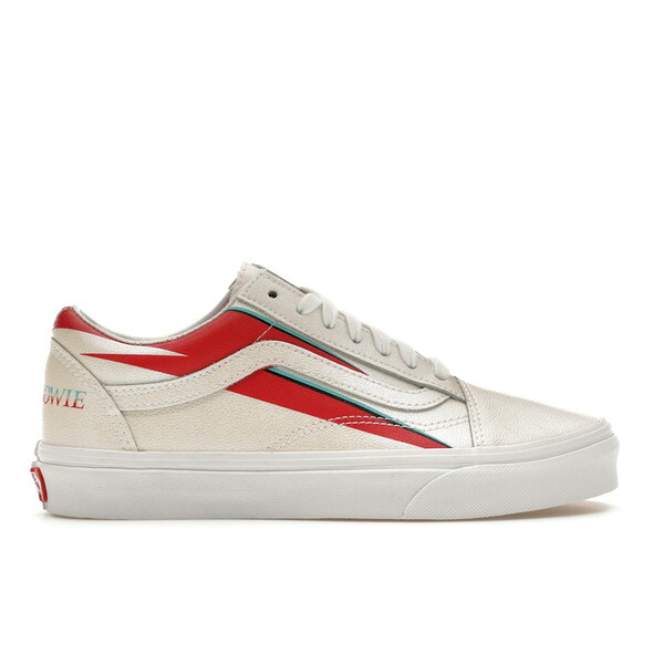 Vans バンズ メンズ スニーカー  【Vans Old Skool David Bowie Aladdin Sane】  大きさ US_9(27.0珊) Cream/Red