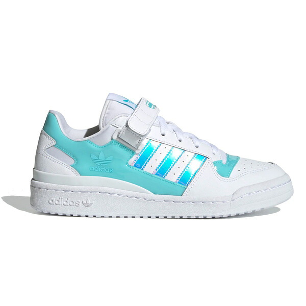 adidas アディダス メンズ スニーカー 【adidas Forum Low Cloud White Pulse Aqua】 サイズ US_9.5(27.5cm) Cloud White/Pulse Aqua/Pink Tint|asty
