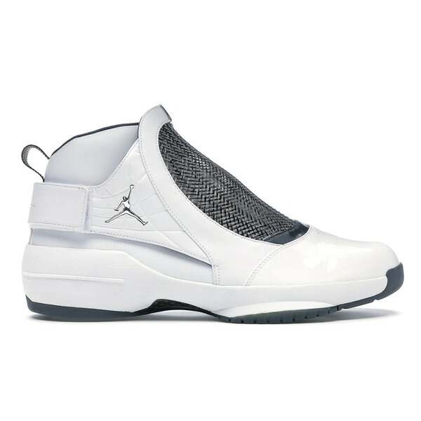 Jordan ジョーダン メンズ スニーカー  【Jordan 19 OG Chrome】  大きさ US_8(26.0珊) White/Chrome/Flint Grey-Black