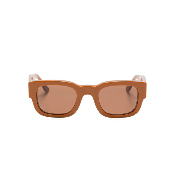 ティエリー ラスリー メンズ サングラス・アイウェア 付属物 Foxxxy rectangle-frame sunglasses Brown
