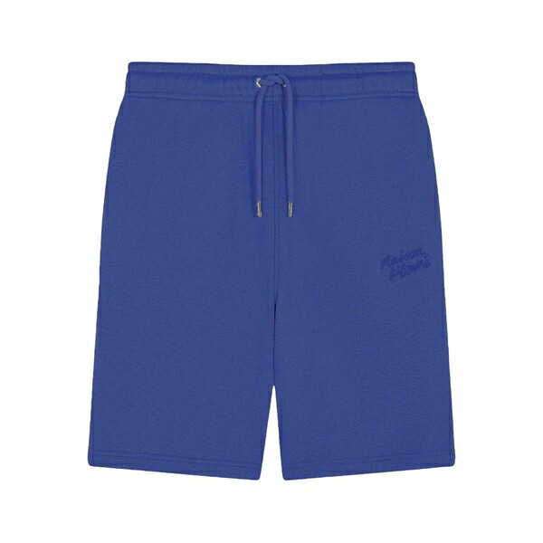 メゾン キツネ メンズ カジュアルパンツ ボトムス Drawstring shorts Blue｜asty