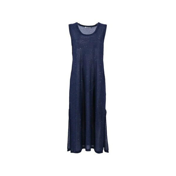 カングラ  レディース 衣装 トップス Sequin-embellished sleeveless dress Blue