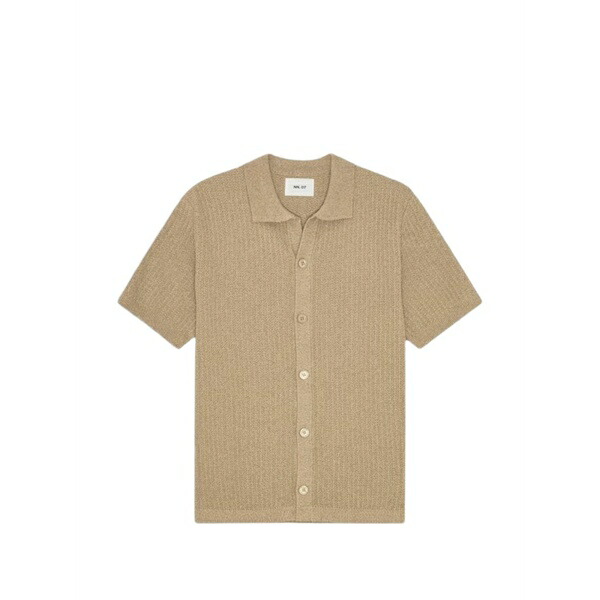 エヌエヌ77 メンズ プルオーバー トップス Ares knitted shirt Neutrals