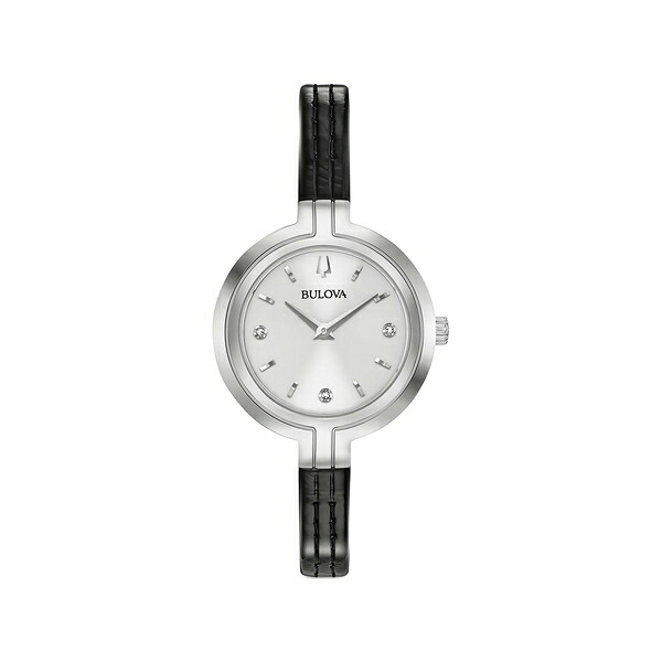 ブロバ レディース ウオッチ 付属物 Rhapsody 30粍 diamond watch Silver