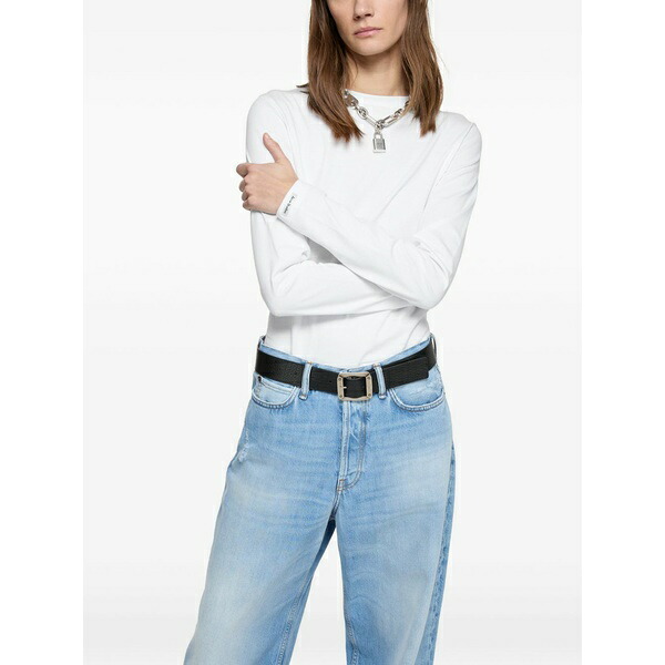 アクネ ストゥディオズ メンズ ティーシャツ トップス Long-sleeve top White