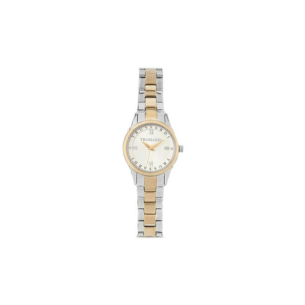 トラサルディ レディース 腕時計 アクセサリー Two-tone 30mm watch Silver｜asty