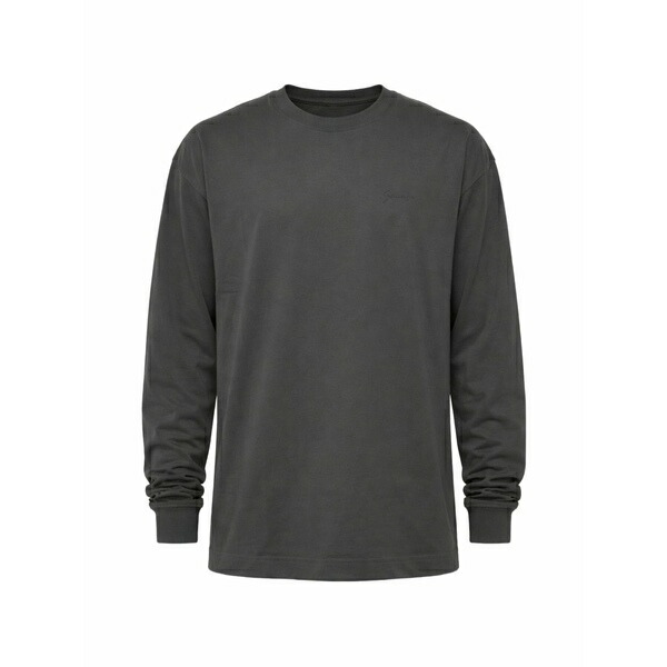 ジバンシー メンズ ティーシャツ トップス Logo-print long-sleeve t-shirt Grey