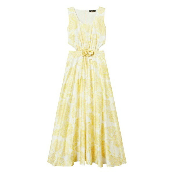ツイン仕掛ける レディース 衣装 トップス Floral-print maxi dress Yellow
