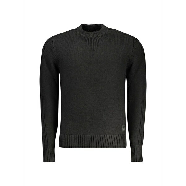北の方大売り出し メンズ 編み物\u0026プルオーバー アウター Ribbed-trim sweater Black