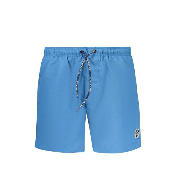 北の方大売り出し メンズ 心地よいズボン下 ボトムス Drawstring logo-patch swim shorts Blue