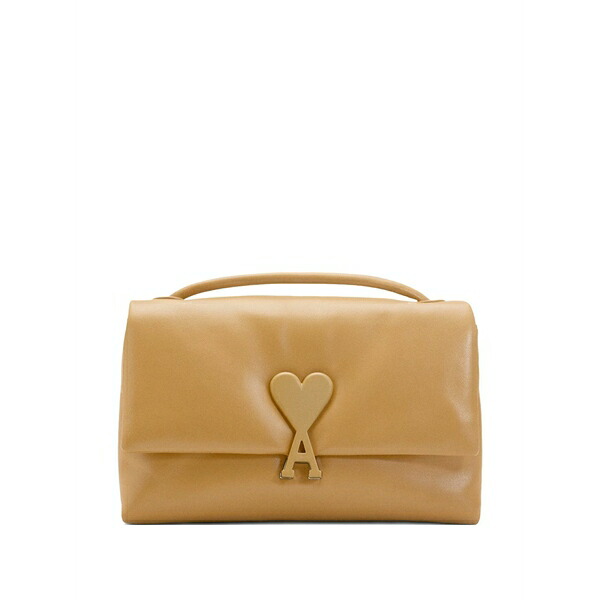 意中の女 メンズ ショルダーバッグ 御徒面子 Voulez-vous leather shoulder bag Neutrals