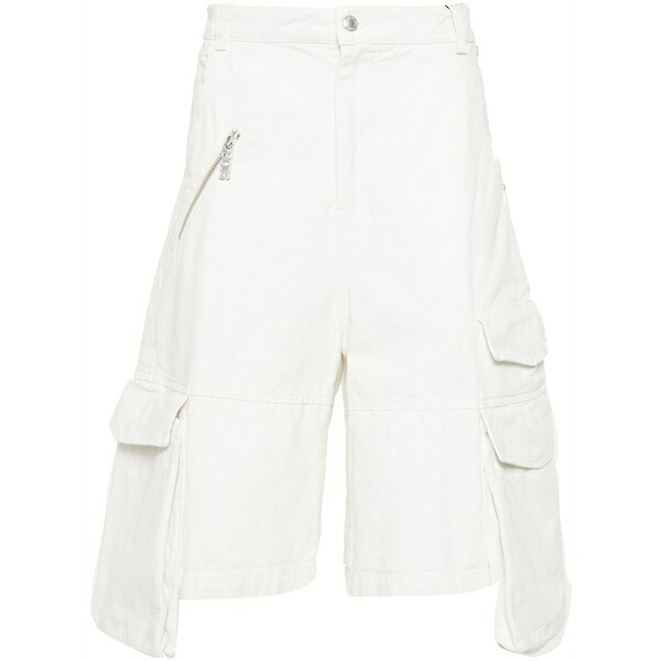 ジーシーディーエス メンズ 心地よいズボン下 ボトムス Ultracargo bermuda shorts White