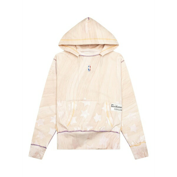 アドバイザリー ゲーム盤 クリスタルズ メンズ パーカー・スウェットシャツ アウター X la lakers wood-grain star-print hoodie Neutrals