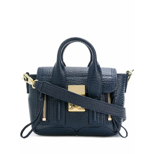 スリーワンフィリップリム レディース ショルダーバッグ 御徒面子 Pashli nano satchel bag Blue