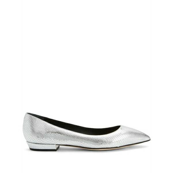 ジュゼッペザノッティ レディース サンダル シューズ Dhalia snakeskin-effect ballerina shoes Silver