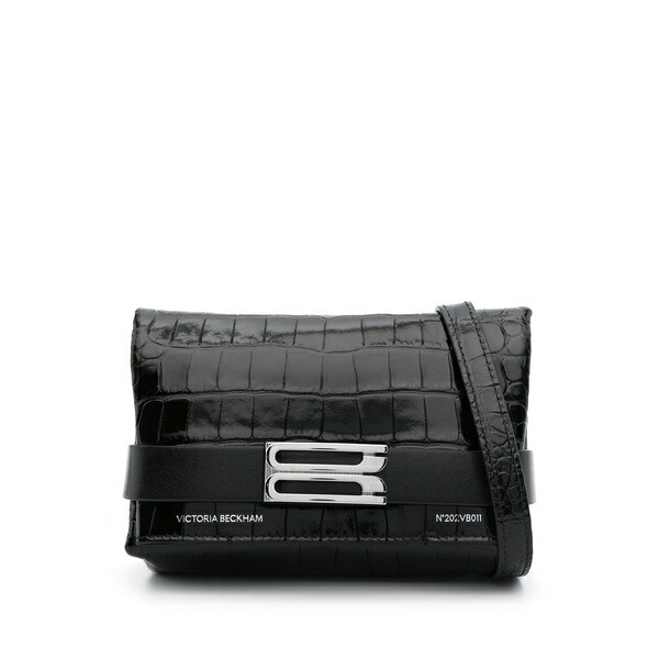 ヴィクトリア ベッカム レディース ショルダーバッグ 御徒面子 Mini b pouch cross body bag Black