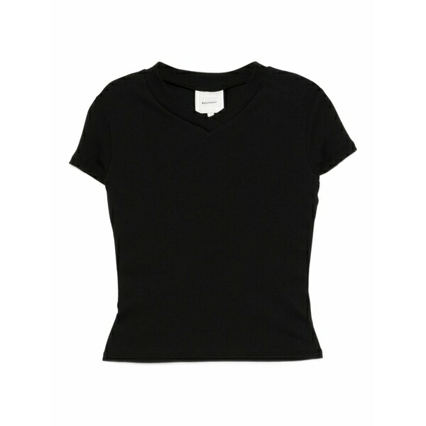 リフォメーション レディース ティーシャツ トップス Lindie t-shirt Black