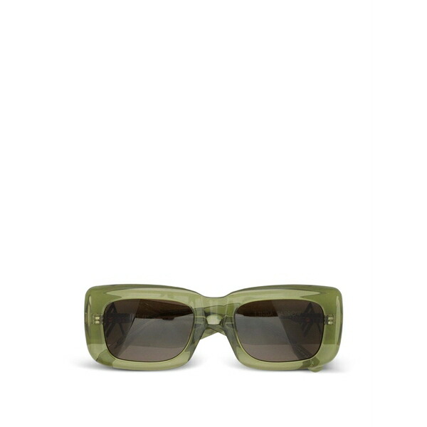 ジ アティコ メンズ サングラス・アイウェア 付属物 X linda farrow marfa rectangular-frame sunglasses Green