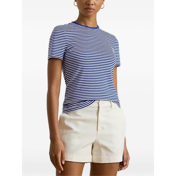 ラルフローレン レディース ティーシャツ トップス Striped t-shirt Blue