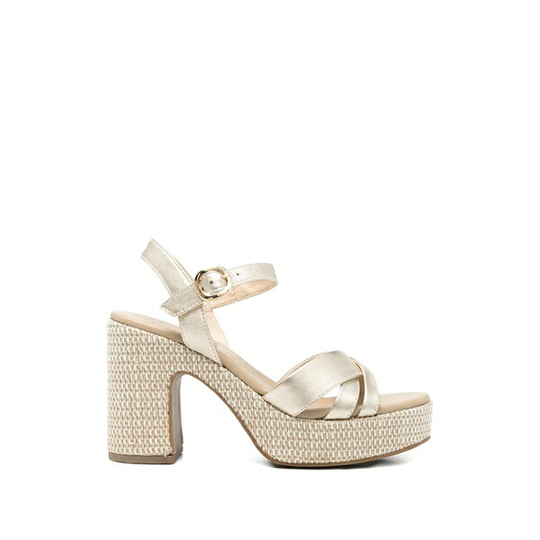 ネロ ジャルディーニ レディース サンダル シューズ Crossover-strap sandals Gold
