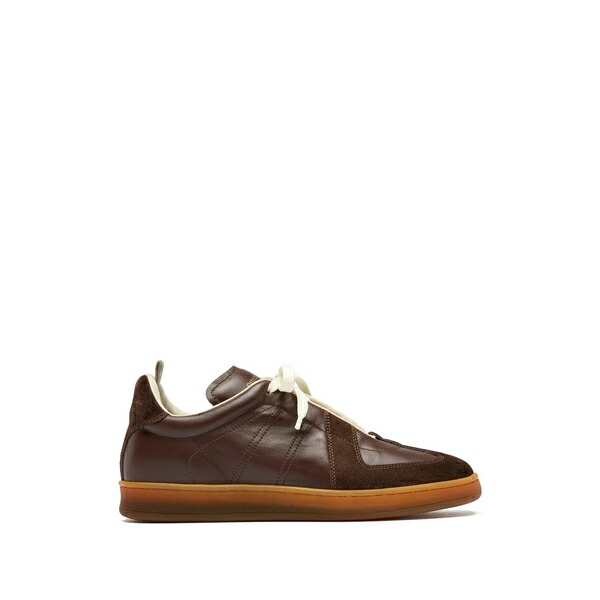 オフィチーネ 創造的 レディース スニーカー シューズ Militia 102 leather sneakers Brown