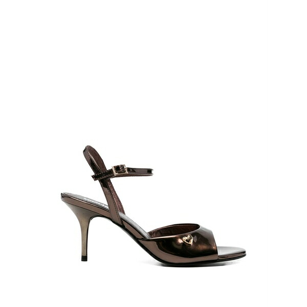優しいこと モスキーノ レディース サンダル シューズ Ankle strap sandals Brown