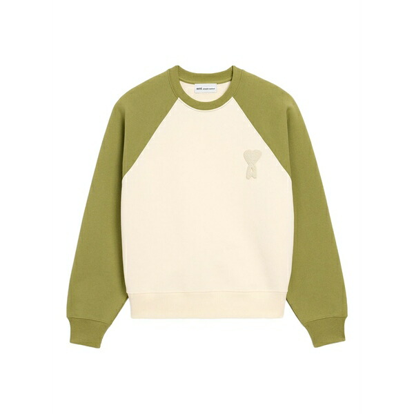 意中の女 メンズ パーカー・スウェットシャツ アウター Ami de coeur two-tone crochet sweater Neutrals