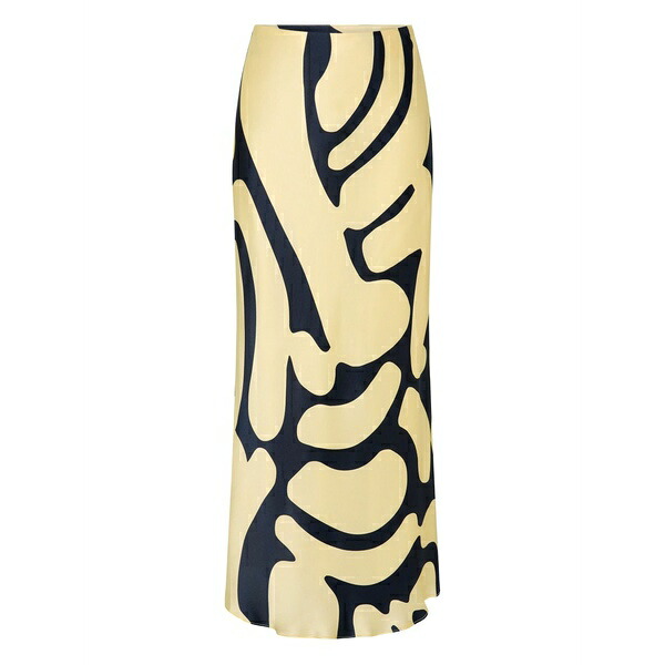 レベッカ・ヴァランス レディース スコート ボトムス Dune printed MIDI skirt Yellow
