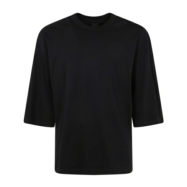 トム・Cr メンズ プルオーバー トップス Crew-neck cotton t-shirt Black