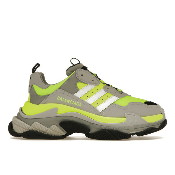 Balenciaga バレンシアガ メンズ スニーカー 【Balenciaga x adidas Triple S Fluo Yellow】 サイズ US_10(28.0cm) Fluo Yellow/Black/White｜asty 73,590円
