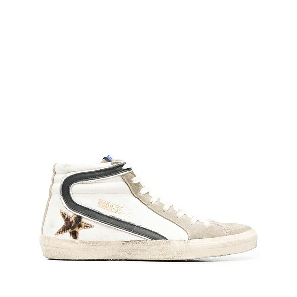 ゴールデングース メンズ スニーカー シューズ Slide high top sneakers White|asty