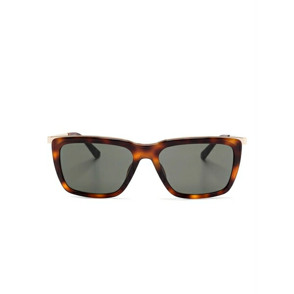 サンローラン アイウェア メンズ サングラス・アイウェア アクセサリー Square-frame sunglasses Brown|asty