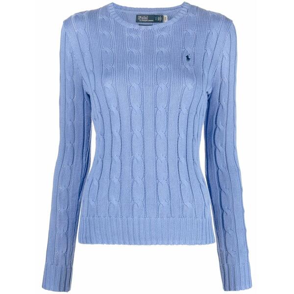 ラルフローレン レディース 編み物\u0026スウェーター アウター Cable-knit sweater Blue