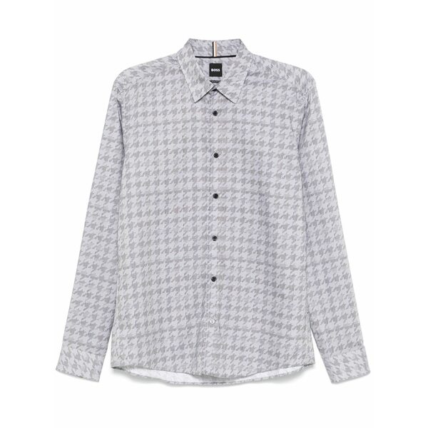 ボス メンズ シャツ トップス Liam kent shirt Grey