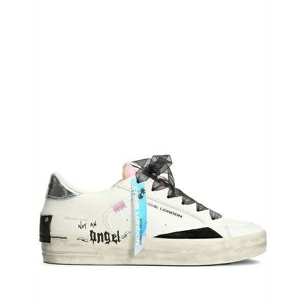 クライムロンドン レディース スニーカー シューズ Sk8 deluxe lost angel sneakers White｜asty
