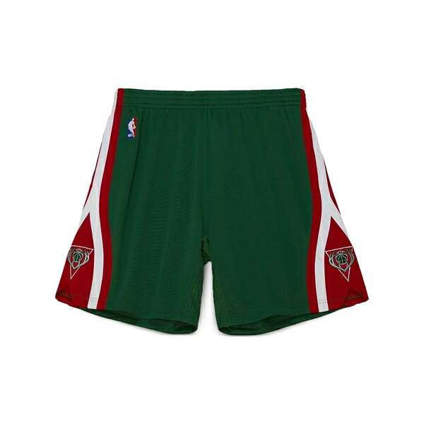 ミッチェル&ネス メンズ カジュアルパンツ ボトムス "nba milwaukee bucks 2013" road shorts Green|asty
