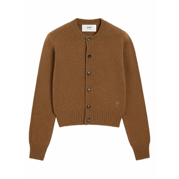 意中の女 レディース ジレー アウター Ami de coeur cardigan Brown