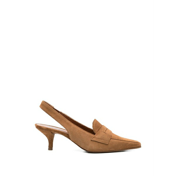 ロベルトフェスタ レディース パンプス シューズ Pointed leather pumps Brown