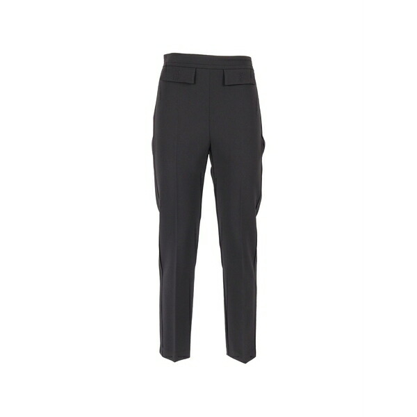 エリザベスフランキ レディース カジュアルパンツ ボトムス Letter-detail trousers Blue｜asty